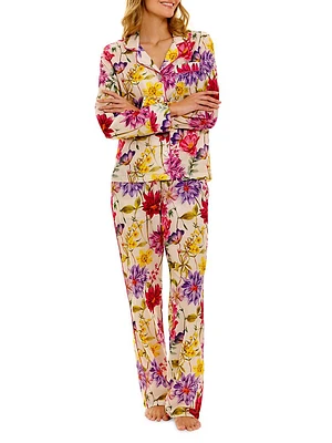 Emma Wind 2-Piece Cotton Pajama Set