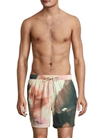 Abstract Swim Shorts