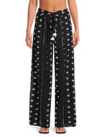 Adelia Cotton Eyelet Pants