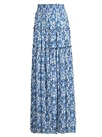 Mertie Sequined Cover-Up Maxi Skirt