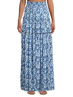 Mertie Sequined Cover-Up Maxi Skirt