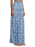 Mertie Sequined Cover-Up Maxi Skirt