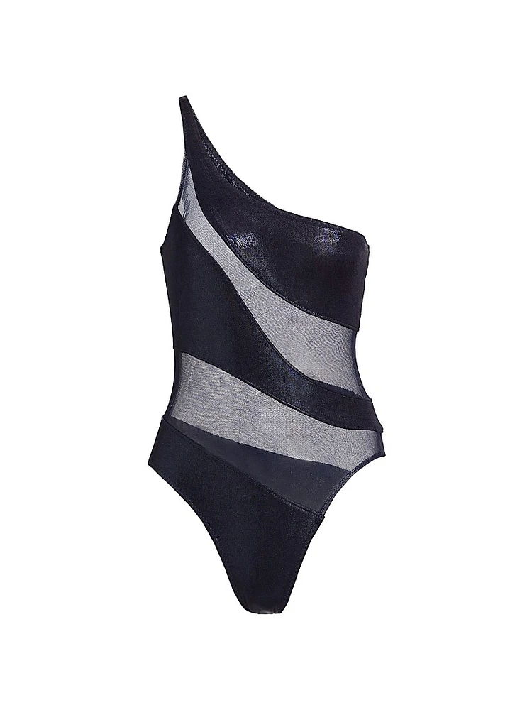 Snake Mesh Mio One-Piece Swimsuit