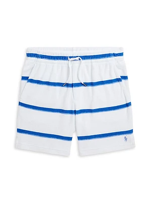 Big Boy's Striped Sweat Shorts