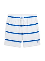 Big Boy's Striped Sweat Shorts