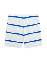 Big Boy's Striped Sweat Shorts