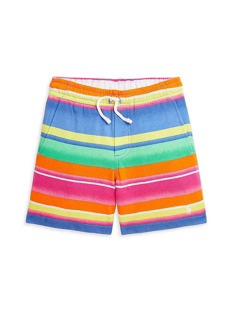 Little Boy's & Striped Terry Shorts