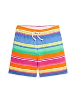 Little Boy's & Striped Terry Shorts