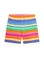 Little Boy's & Striped Terry Shorts