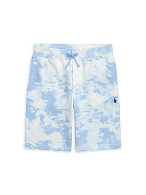 Little Boy's & Tie-Dye Cotton Sweat Shorts