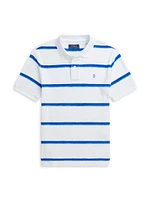 Boy's Striped Polo Shirt