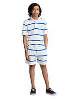 Boy's Striped Polo Shirt