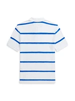 Boy's Striped Polo Shirt