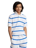 Boy's Striped Polo Shirt