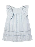 Little Girl's & Girl's Margaret Eyelet Cotton Dress