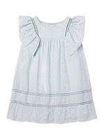 Little Girl's & Margaret Eyelet Cotton Dress