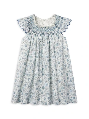 Little Girl's & Daisy Floral Dress