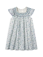 Little Girl's & Daisy Floral Dress