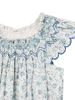 Little Girl's & Daisy Floral Dress