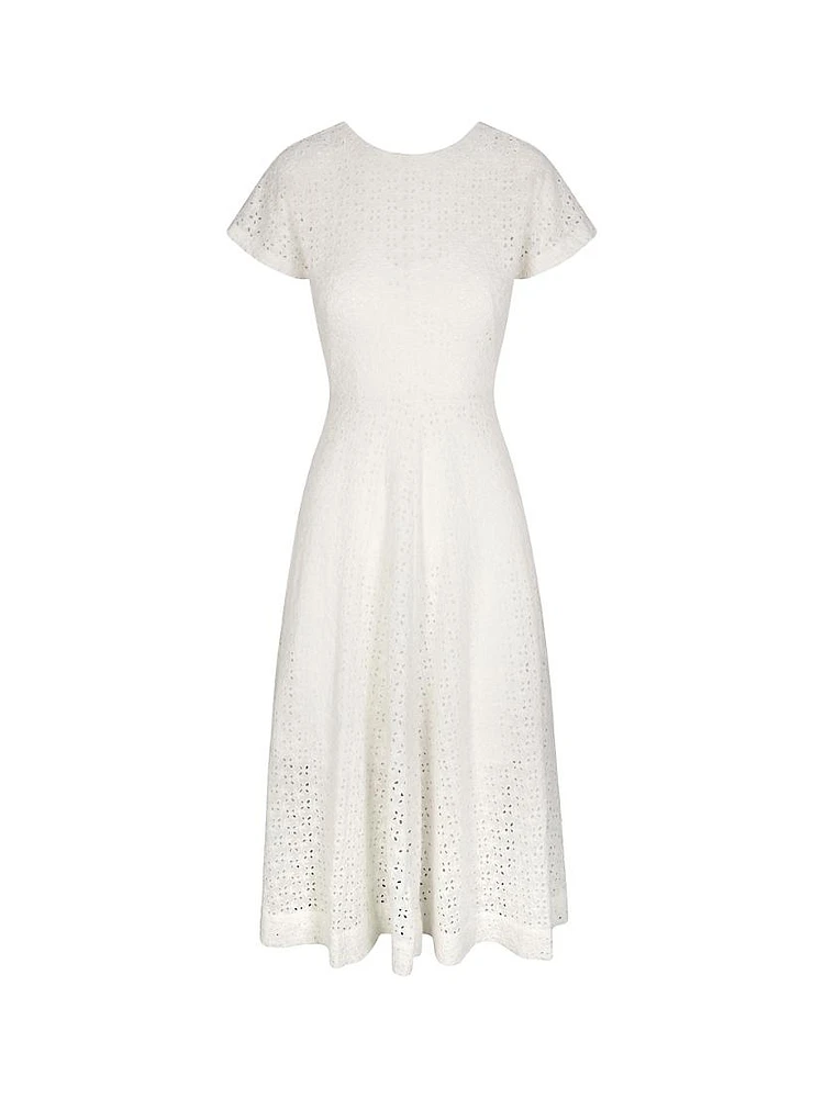 Celia Cotton Eyelet Dress