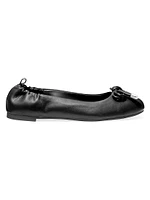 Astra Flex Bow Leather Ballet Flats