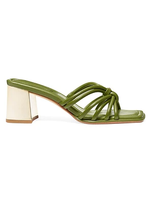 Astra 65MM Leather Mule Sandals