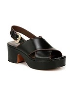 Marlene 60MM Leather Platform Sandals