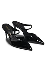 Laura 75MM Patent Leather Mules