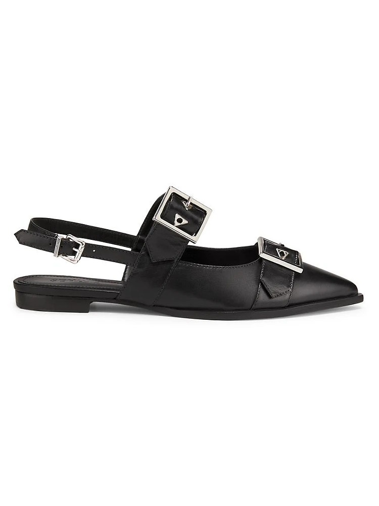 Darla Sling Leather Flats