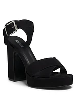 Penelope 101MM Suede Platform Sandals