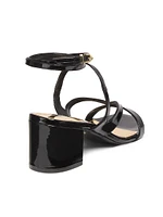 Stephanie Block 65MM Patent Leather Sandals