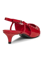 Ruth Mid 50MM Patent Leather Slingback Pumps