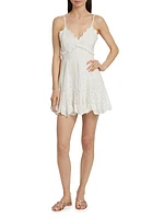 Kerielle Cotton Eyelet Minidress