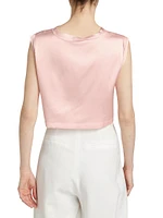 Mel Silk Crop T-Shirt