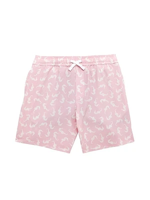 Little Boy's & Seahorse Swim Shorts