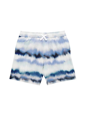 Little Boy's & Boy's Blur Stripe Swim Trunks