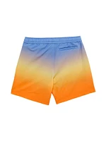 Little Boy's & Sunrise Ombre Swim Trunks