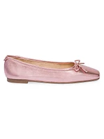 Gwynn Metallic Leather Bellerina Flats