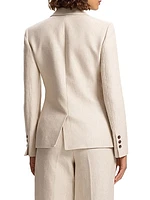 Linen Single-Breasted Blazer