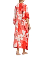 Palma Crêpe de Chine Caftan Dress