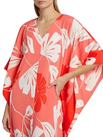 Palma Crêpe de Chine Caftan Dress