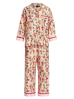 Tea Garden 2-Piece Cotton Pajama Set