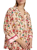 Tea Garden 2-Piece Cotton Pajama Set