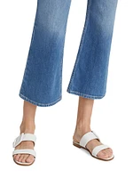 Sunset Boot-Cut Crop Jeans