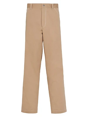 Stretch Cotton Pants