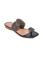 Palermo Raffia Slip-On Sandals