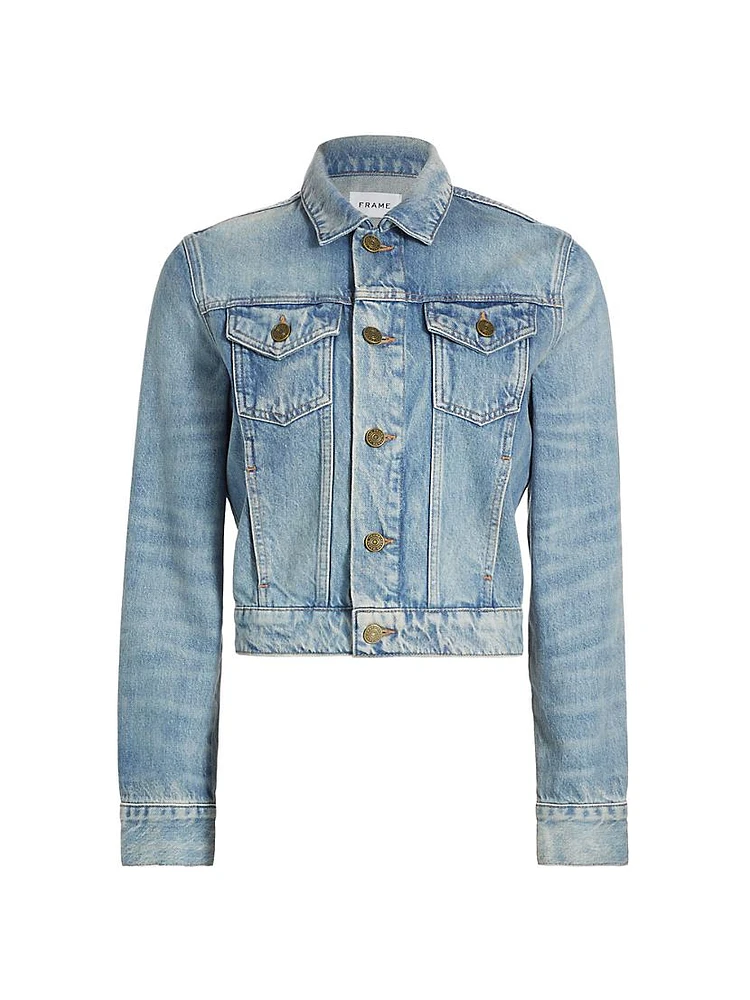 Denim Shrunken Trucker Jacket