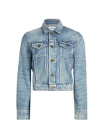 Denim Shrunken Trucker Jacket