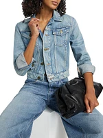 Denim Shrunken Trucker Jacket