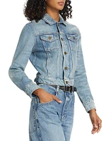 Denim Shrunken Trucker Jacket